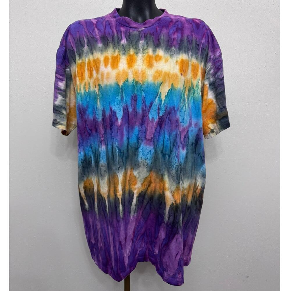 Vintage MTO International Tie Dye Tee Men’s 2XL 
Psychedelic‎ 70s 80s Woodstock